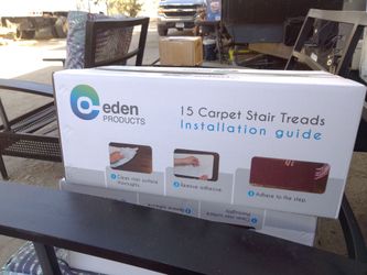 New Eden products 15 piece carpet stair treads installation kit
