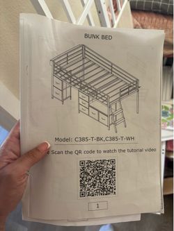 Twin kid loft bed