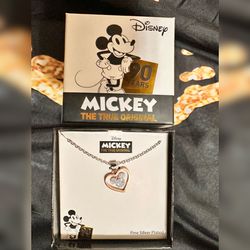 Disney’s Mickey’s 90 Years Heart Necklace✨