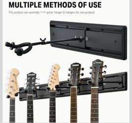 Guitar wall rack 6 hangers