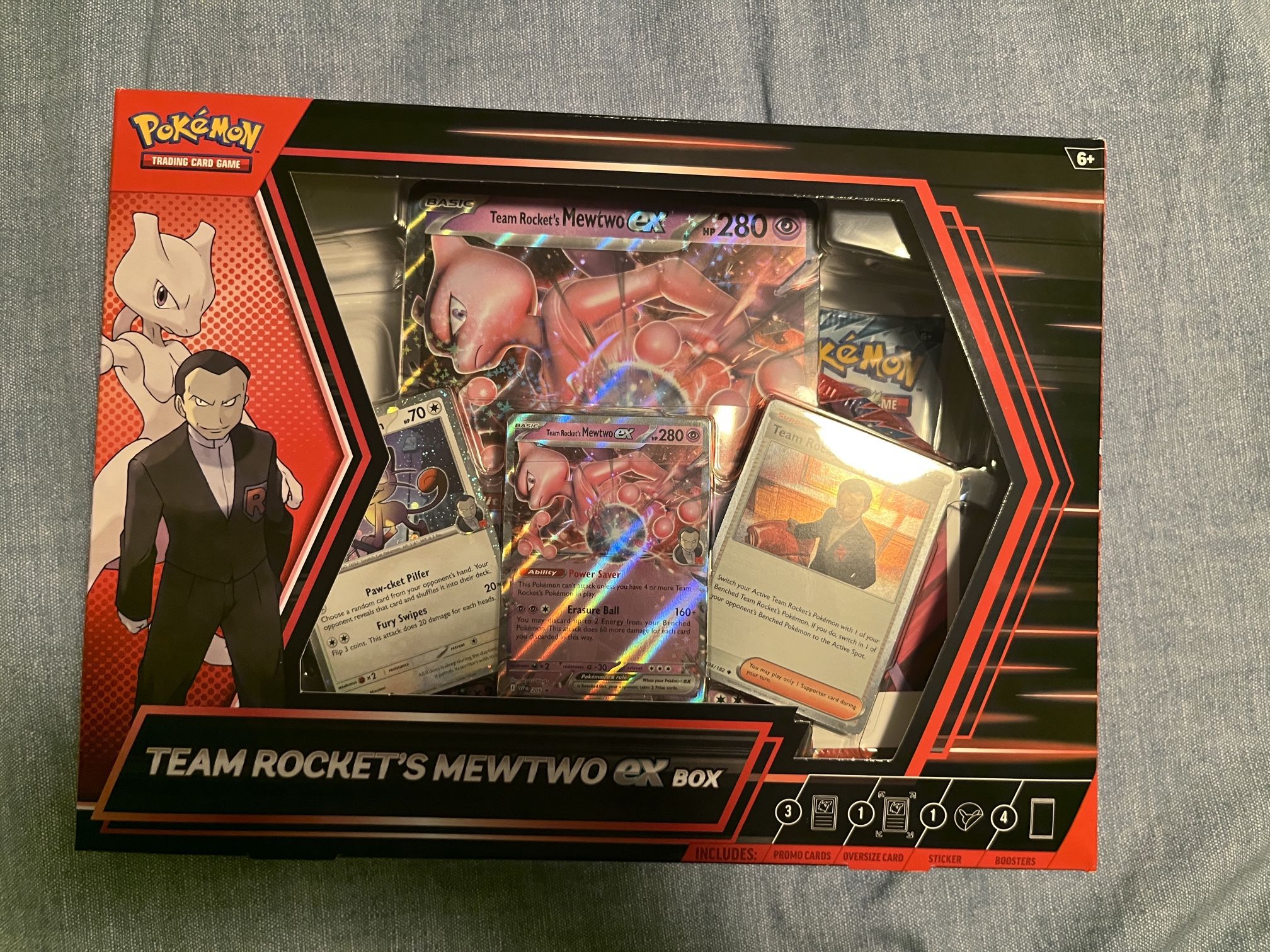 Team Mewtwo Ex Box