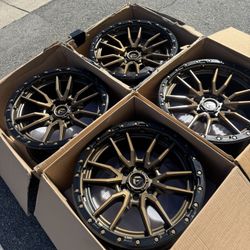 Used Fuel Rebel 20” Bronze Wheels Ford F-150 Raptor Bronco Raptor