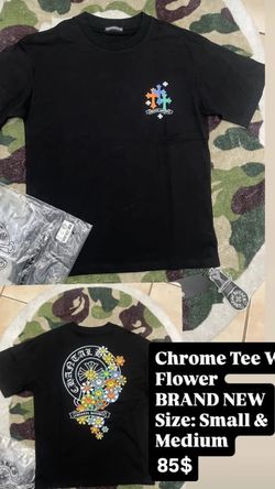 Chrome T With Flower brand