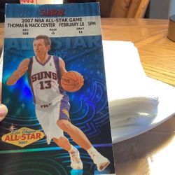 Steve Nash Admission Ticket For All-Star 2007