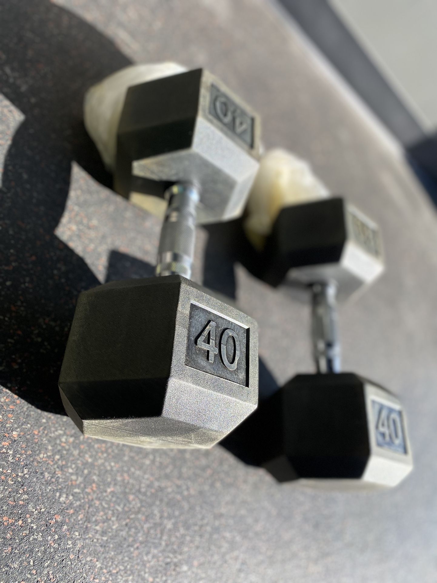 40lb Hex Head Dumbbells (new)