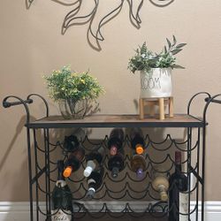 Cute Wine Bottle Cart