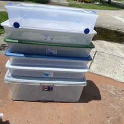 Underneath Bed Containers At 10 Dollar Each One