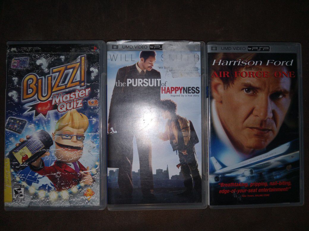 3 UMD PSP Movies All For $6