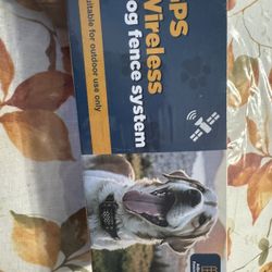 GPS Wireless Fence System Med Large Dog Collar Containment Adjustable Radius