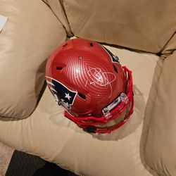 Tom Brady Signed Full Size Helmet 