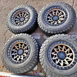🚘 Rines nuevos 17*9 para Toyota Tacoma Chevy Silverado bfgoodrich Lt 285 70 17