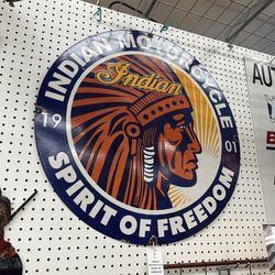 Indian Motorcycle Spirit of Freedom Sign