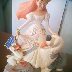  Little Mermaid Ariel and Max Prince Eric's Dog Figurine 