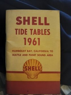 Vintage Shell Gas Tide Book 
