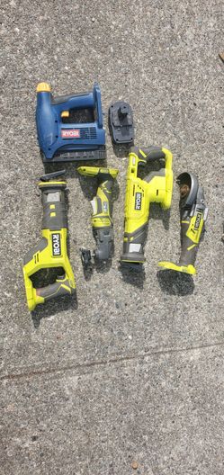 Used Ryobi Tools and Battery