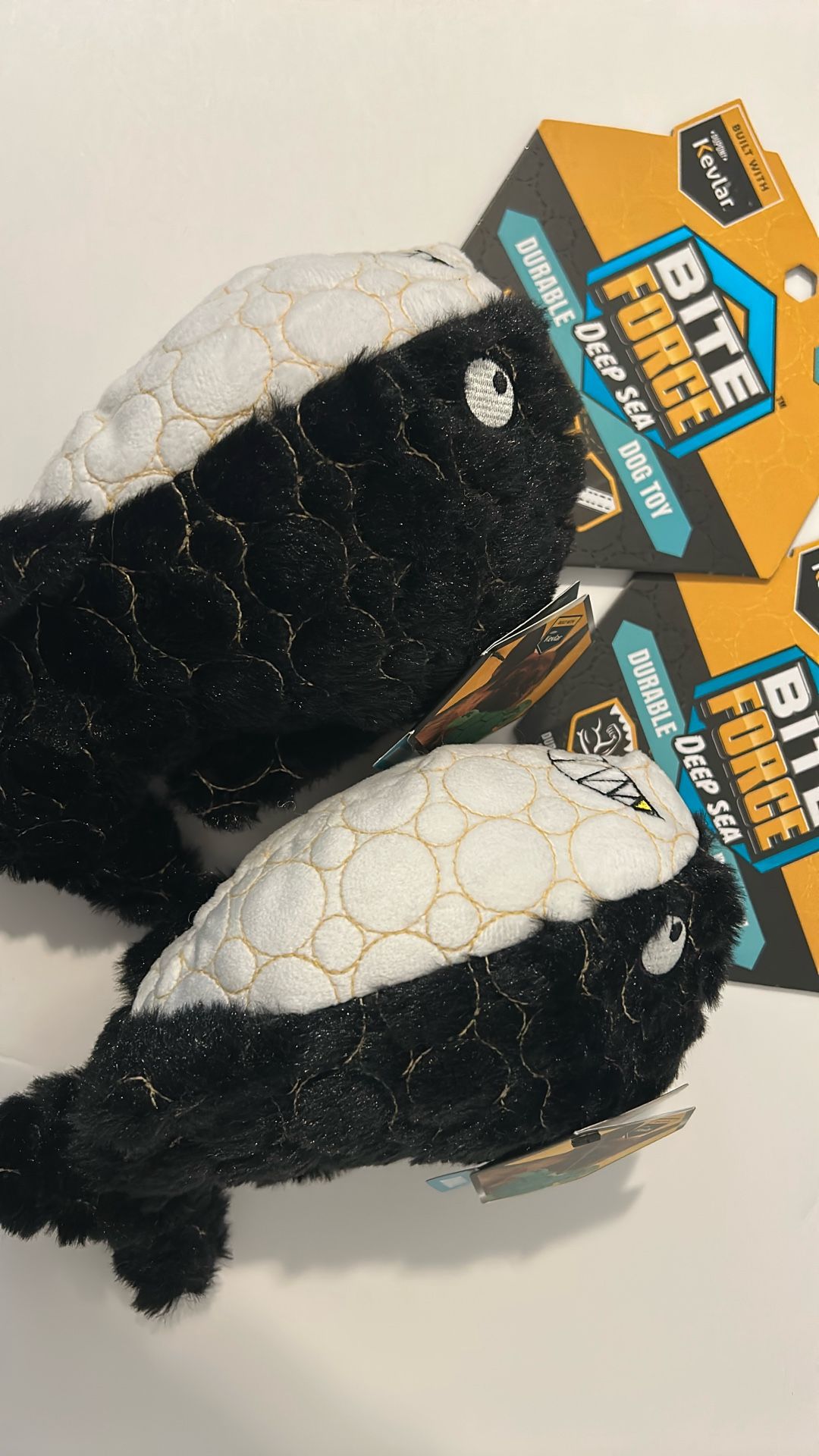 2 Bite Force Whale Shark Dog Toy NEW