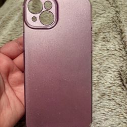iPhone 15 Plus Phone Case. Purple. Sparkly. 