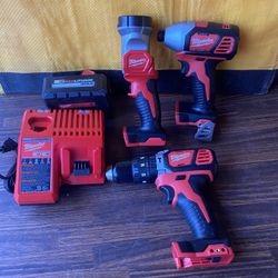 Large Milwaukee 18 V combo