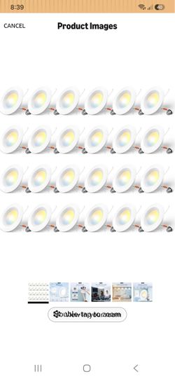 Amico 24 Pack 5/6 inch LED Recessed Lighting