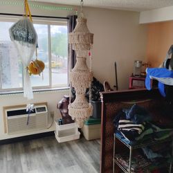 1970 Vintage 3 Tier Conch Shell Chandelier