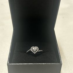 KAY Jewelers Multi-Diamond Heart Promise Ring 1/5 ct tw Sterling Silver