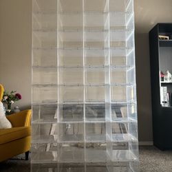 Sneaker Display Acrylic/plastic Magnetic Boxes