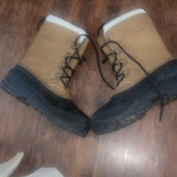 Cabelas SnowPac Insulated Winter Boots- Mens-  Brown Black- Snow Boots 12M
