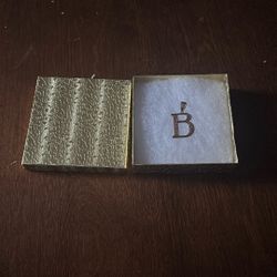 Real 10k Initial B Pendant 2.1 Grams 
