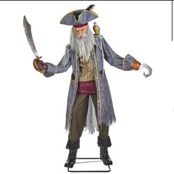 Life-Size Animated Pirate Halloween Decoration