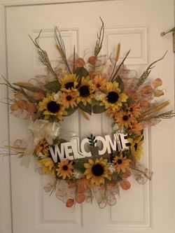 Sunflowers Fall Wreath