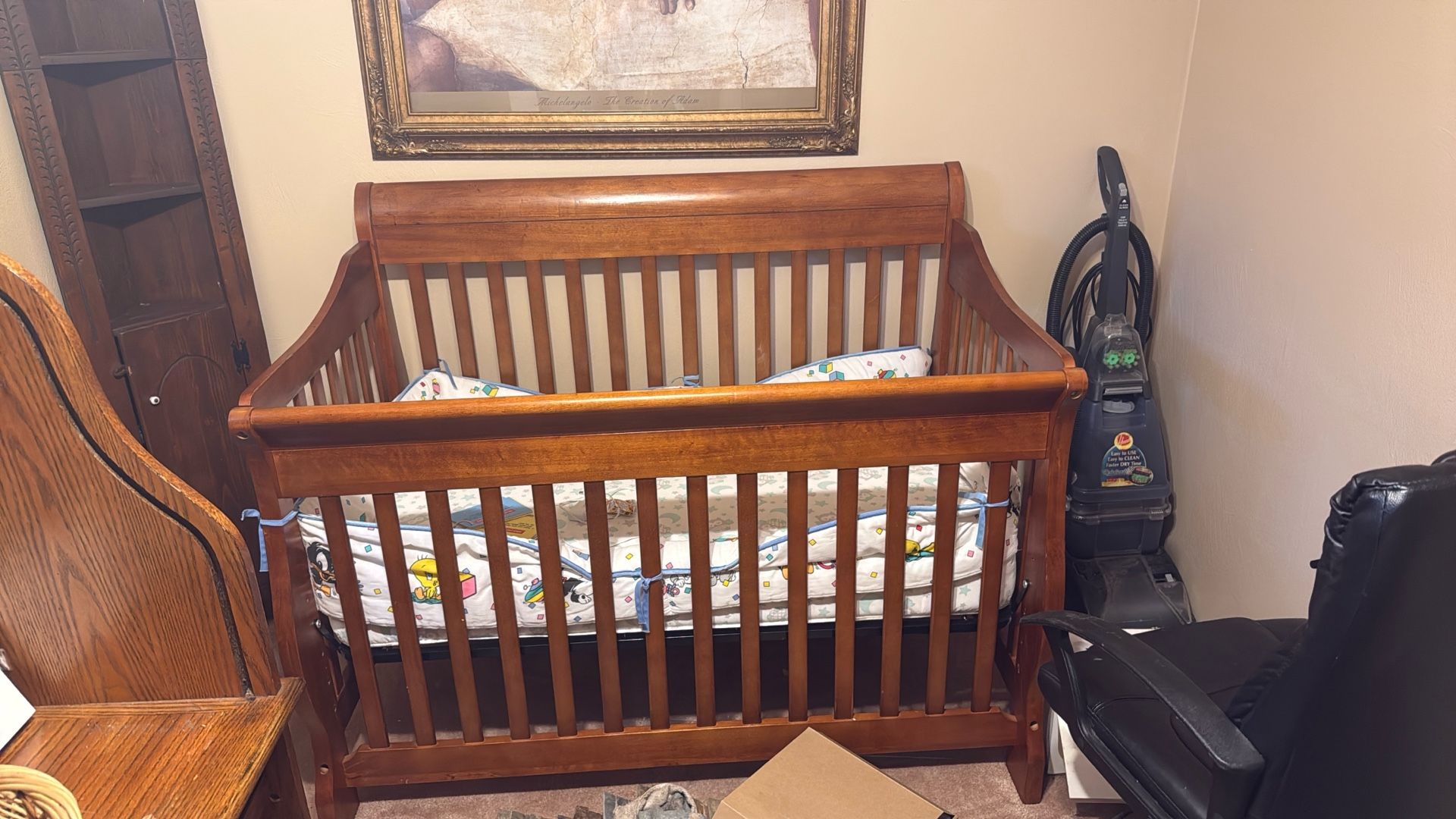 Really Nice Wooden Crib.