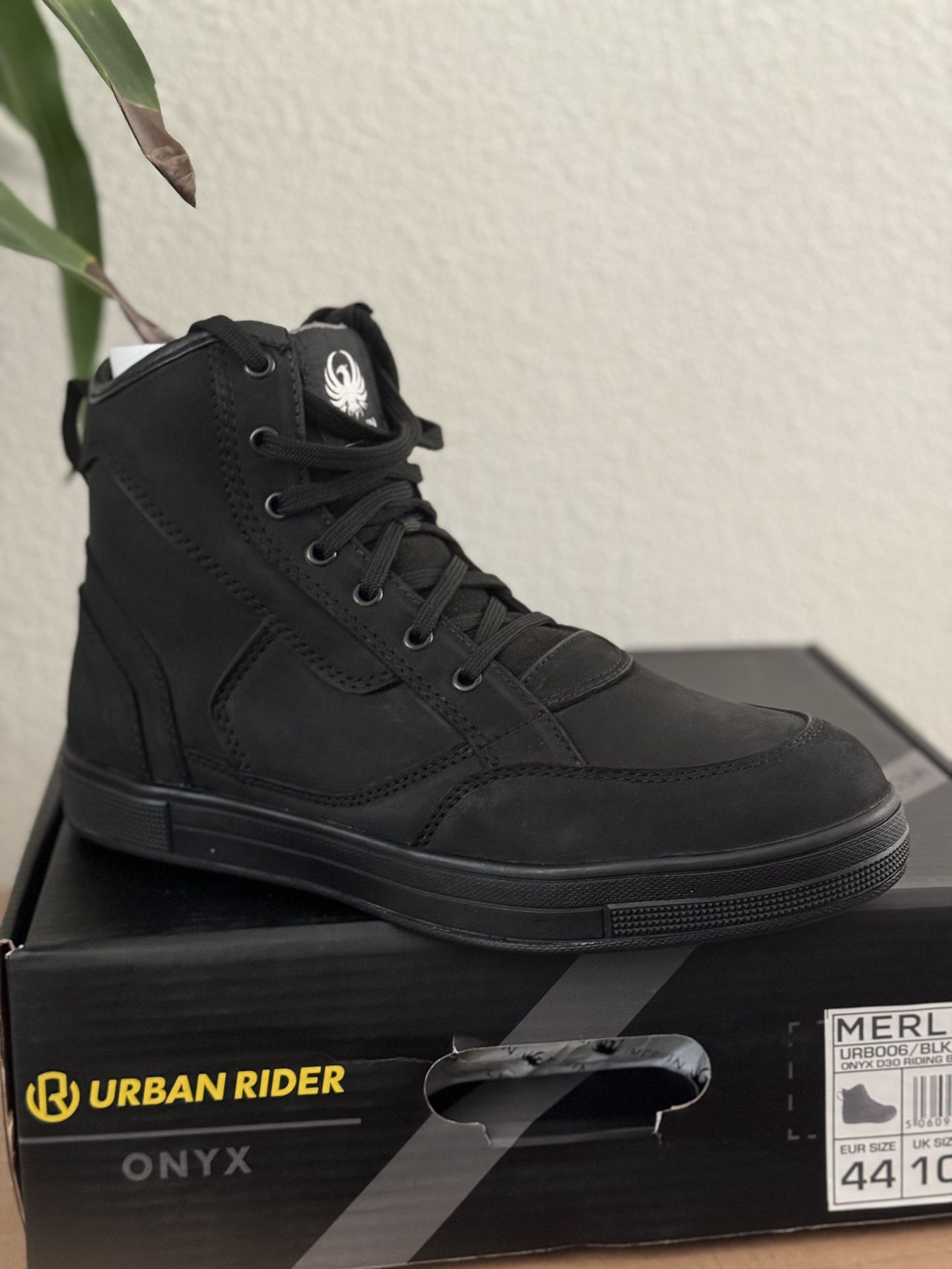 Motorcycle Boots - Merlin x Urban Rider Onyx Size 11