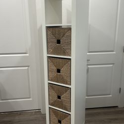 IKEA Cubby Shelf With Baskets Included 