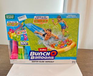 Bunch O Balloons Tropical Party Water Slide Wipeout 1x Lane by ZURU Brand New