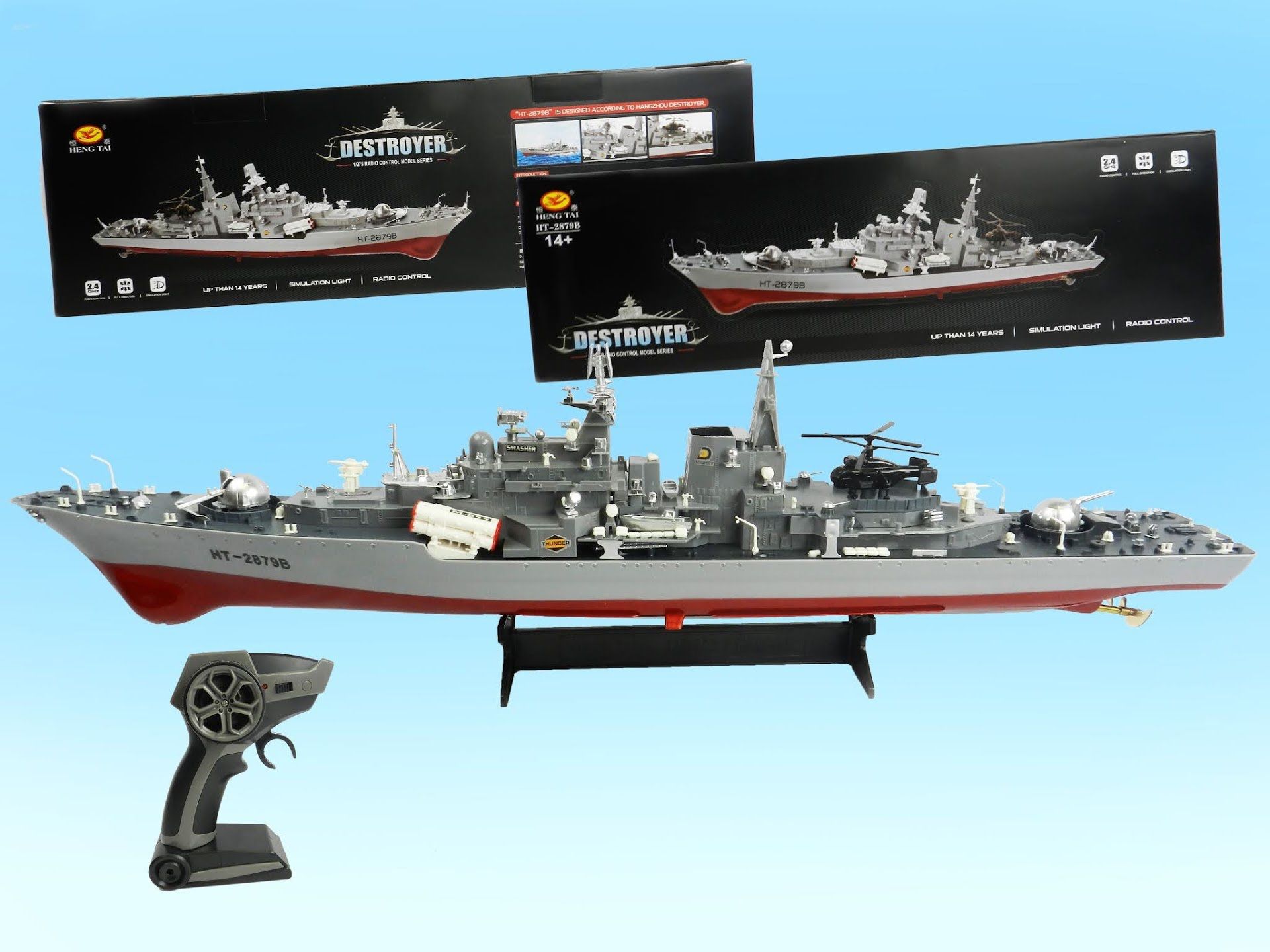 R/C 31" Large 1:115 Destroyer HT- 2879B