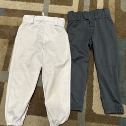 Softball Girl Pants Used Size Small Youth White & Gray $5 Each 