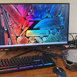 HP Z2 Mini G5 Workstation i7 10th Gen With 24” Gaming Monitor