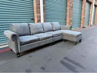 Gray sectional sofa
