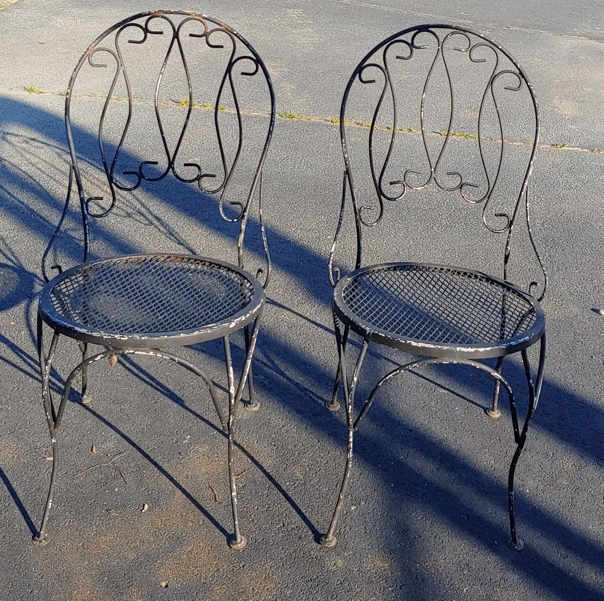 Antique Wrought Iron Chairs Firm