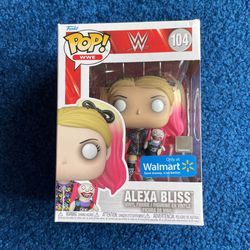 Funko Pop! WWE 104 ALEXA BLISS  Walmart Exclusive