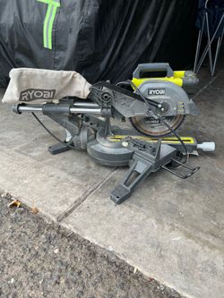 Ryobi 14 Amp Corded 10 in. Compound Miter Saw with LED Cutline Indicator