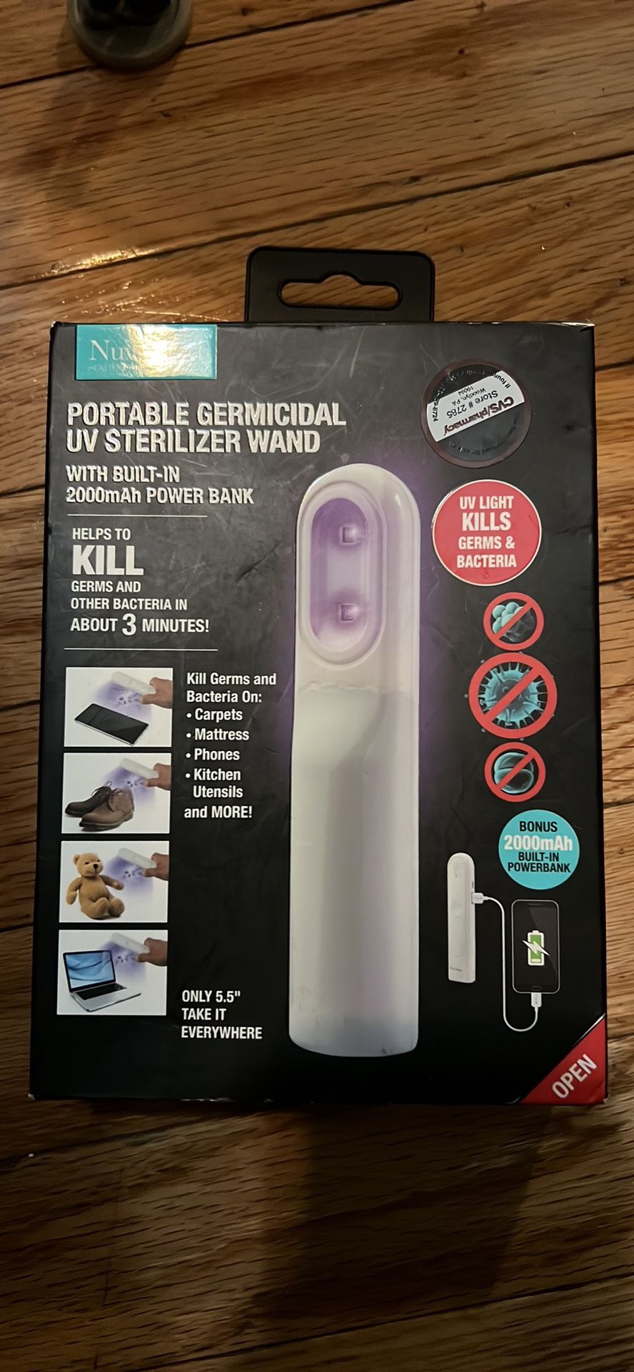 Portable Germicidal Sterilizer UV