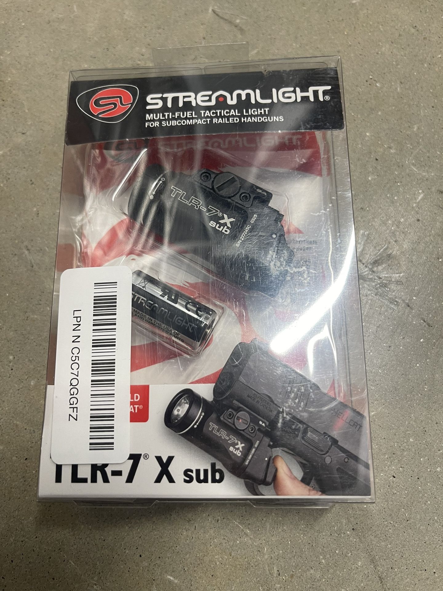 Streamlight TLR-7X Low-Profile Rail-Mounted Tactical Weapon LED Light - 69424