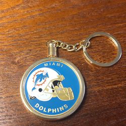 Miami Dolphins Challenge Coin Keychain 