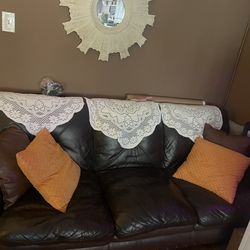 Two set of leather couch