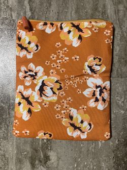 Fold Over Leather Clutch