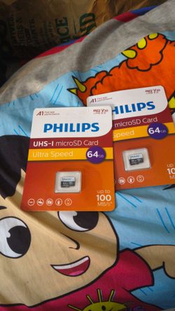 $15 FOR BOTH NEW SD CARDS 64GB