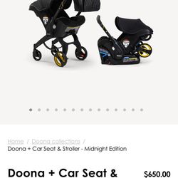 Doona + Car Seat & Stroller - Midnight Edition