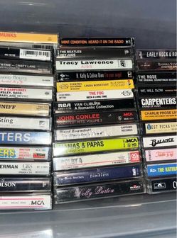 Cassette tapes all for $30