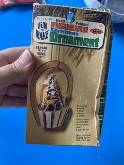 Arrow Kit Fun to Make Figurine Christmas Ornament Vintage 
